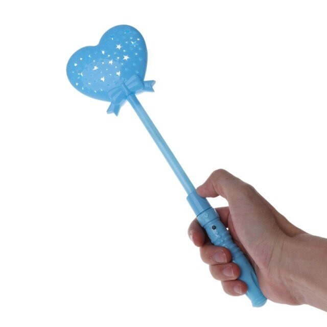 LED Heart Wands Flashing light up Magic stick Multi Color Flashing 12 pks