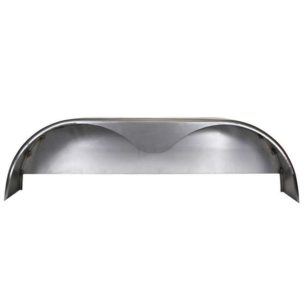 2 Pack - 72x10.75" Tandem Axle Steel Trailer Fender with Back Plate