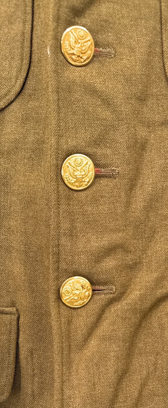 WWII Jacket 102nd Infantry PFC Honorable Discharge