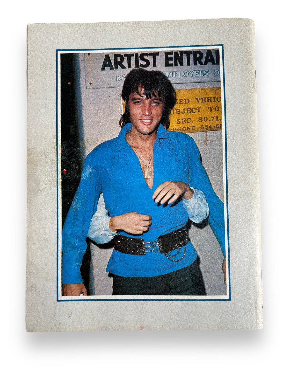 The Complete Elvis Magazine King Size Pullout Poster Vintage 1970s Memorabilia