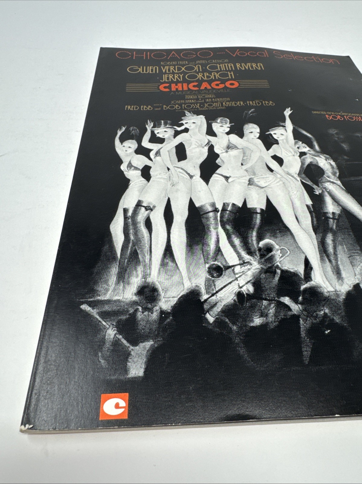 Chicago Vocal Selection Sheet Music Vintage 1975 Opening Night Performance