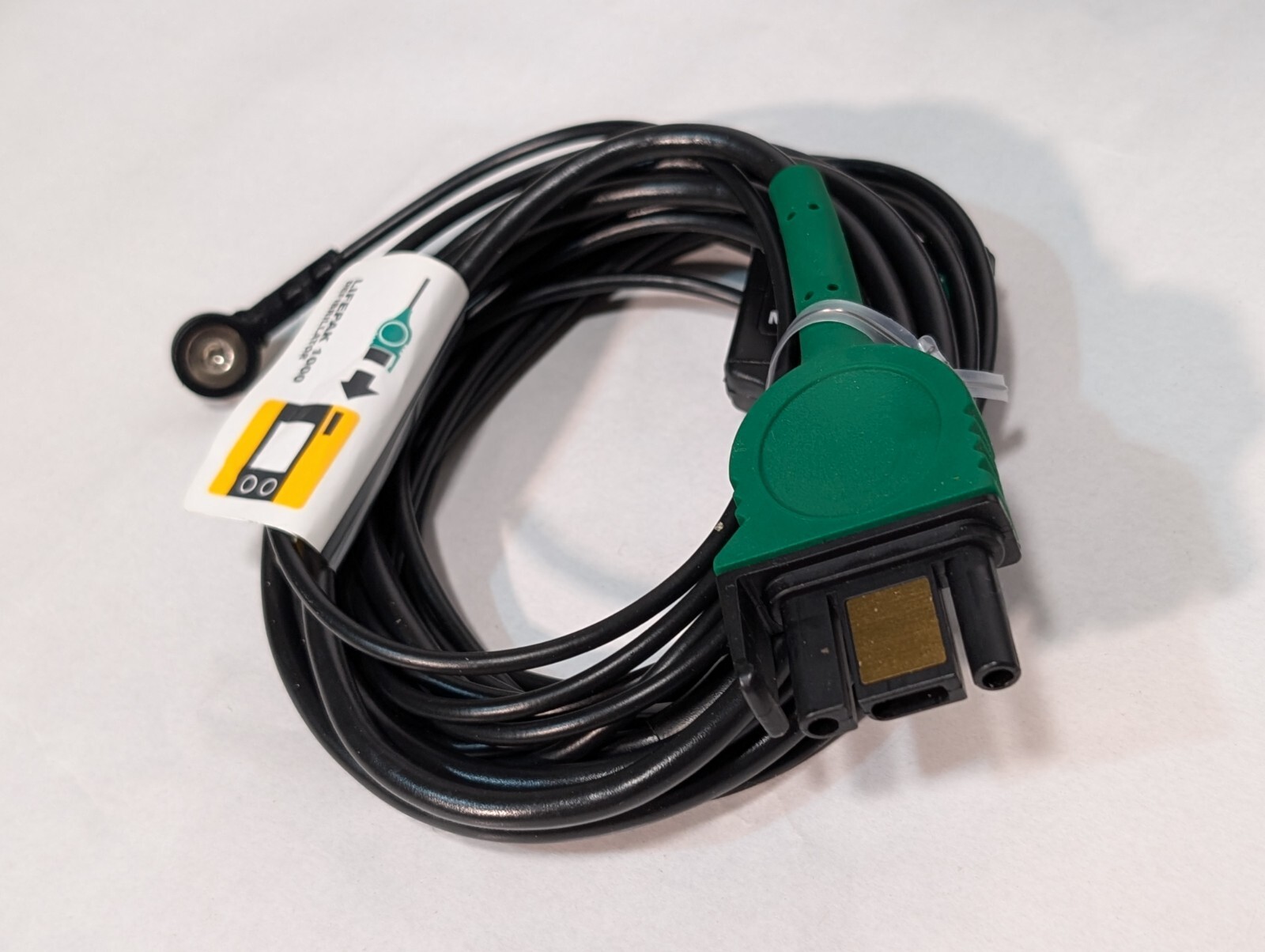 Physio Control 3 Lead ECG Cable w/Case For LIFEPAK 1000 AED, European version