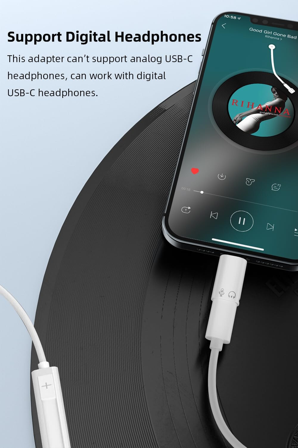 5.8 USB Type C Female to iOS Male Adapter For iPhone 14/13/12/11/XR/XS/SE 3 Lot