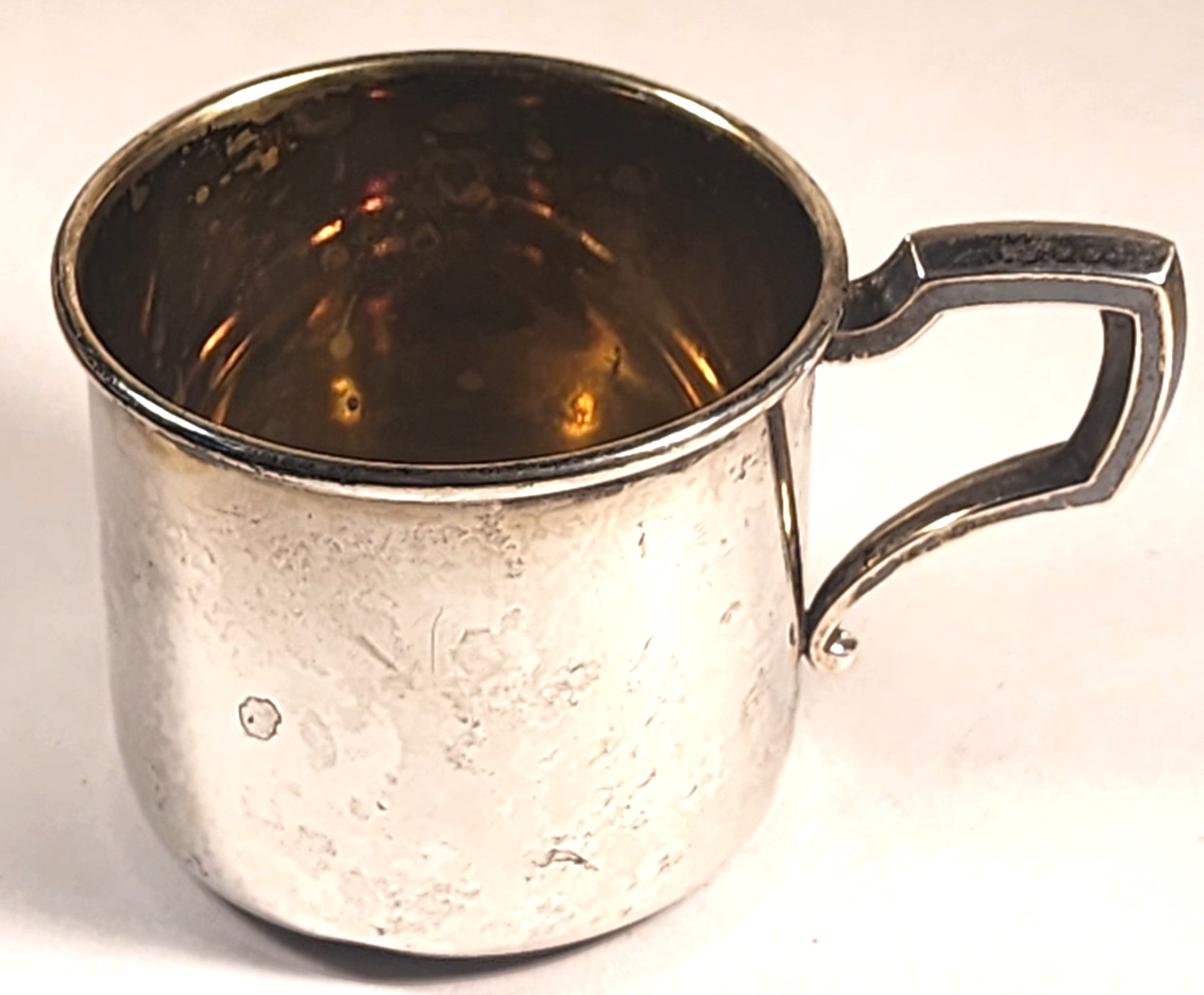 VINTAGE WEB STERLING SILVER BABY CUP #511 49 GRAMS