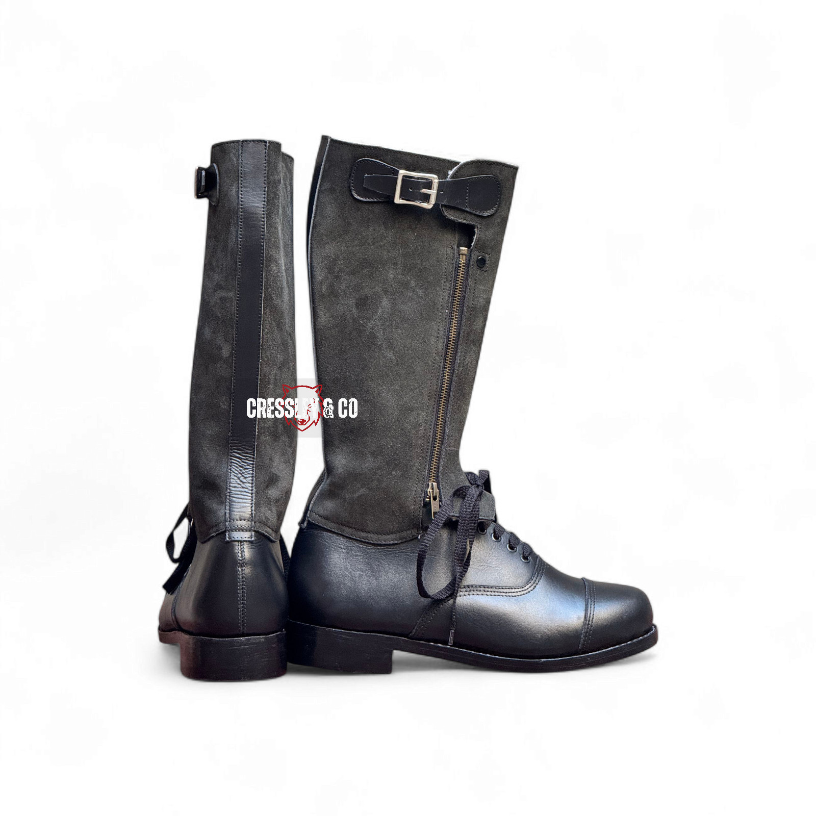 WW2 RAF 1943 Pattern Flying Boots – Reproduction by CressleyCo, Made To Size