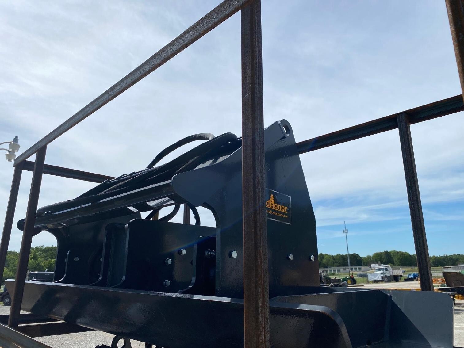 Landhoner 6' 72" Vibratory Universal Mount Skid Steer Plate Compactor WE SHIP!