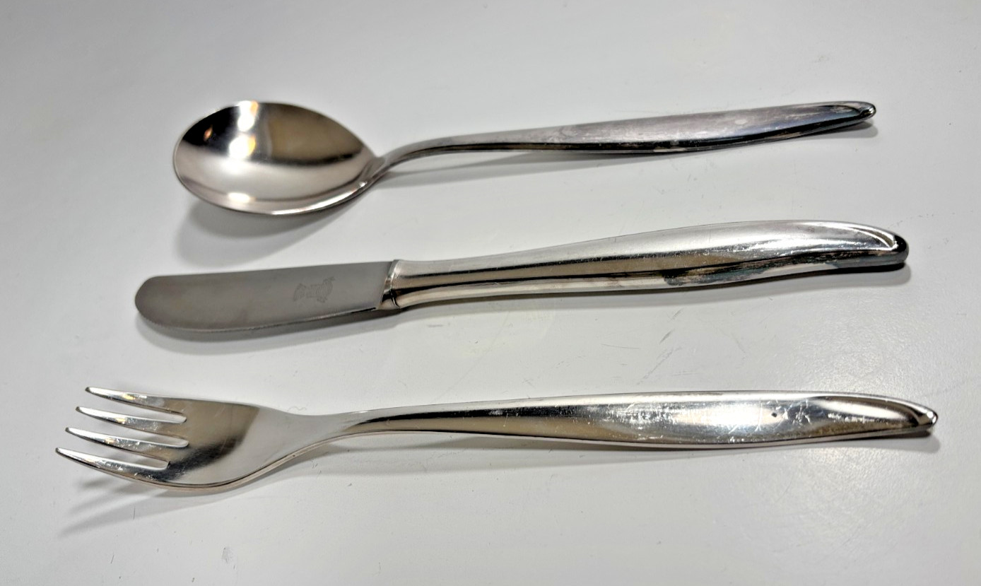 Vintage Ebel Solingen MCM Silverplated 120 Flatware Set Lot 64 Pieces with Chest