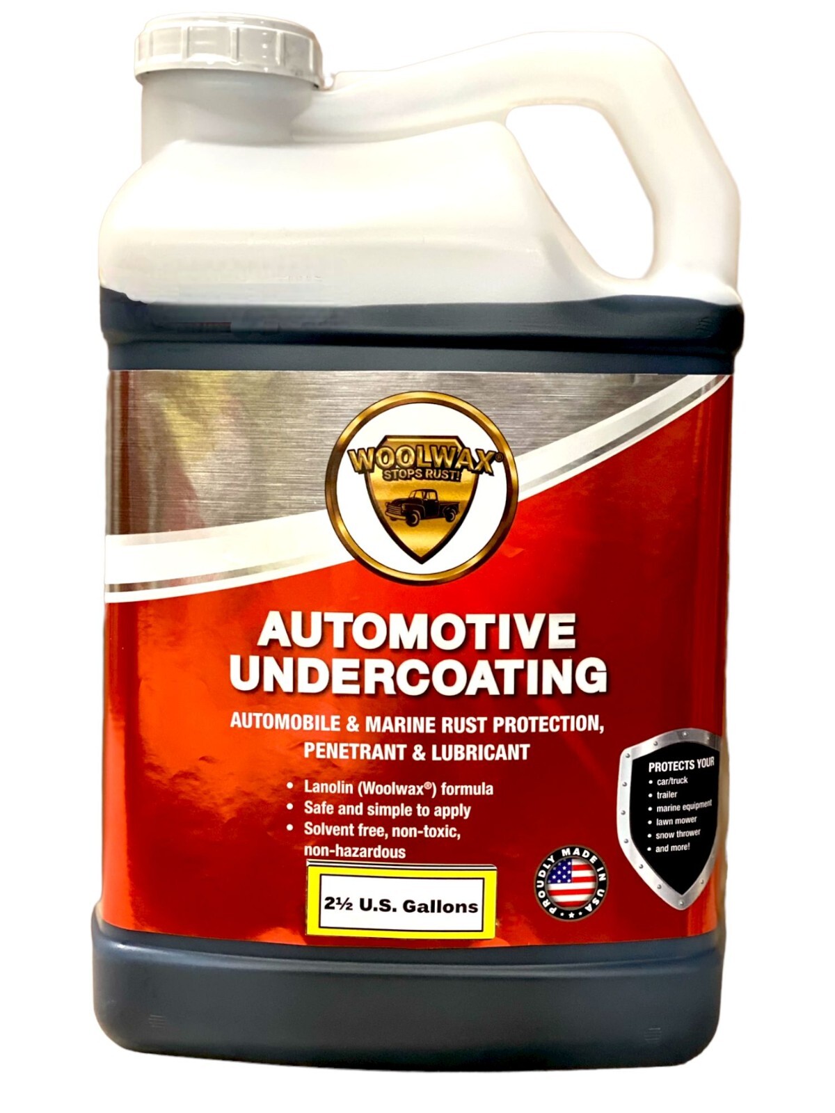 Woolwax™ Lanolin Undercoat  2 1/2 Gallon value jug. Thicker than any Film Fluid