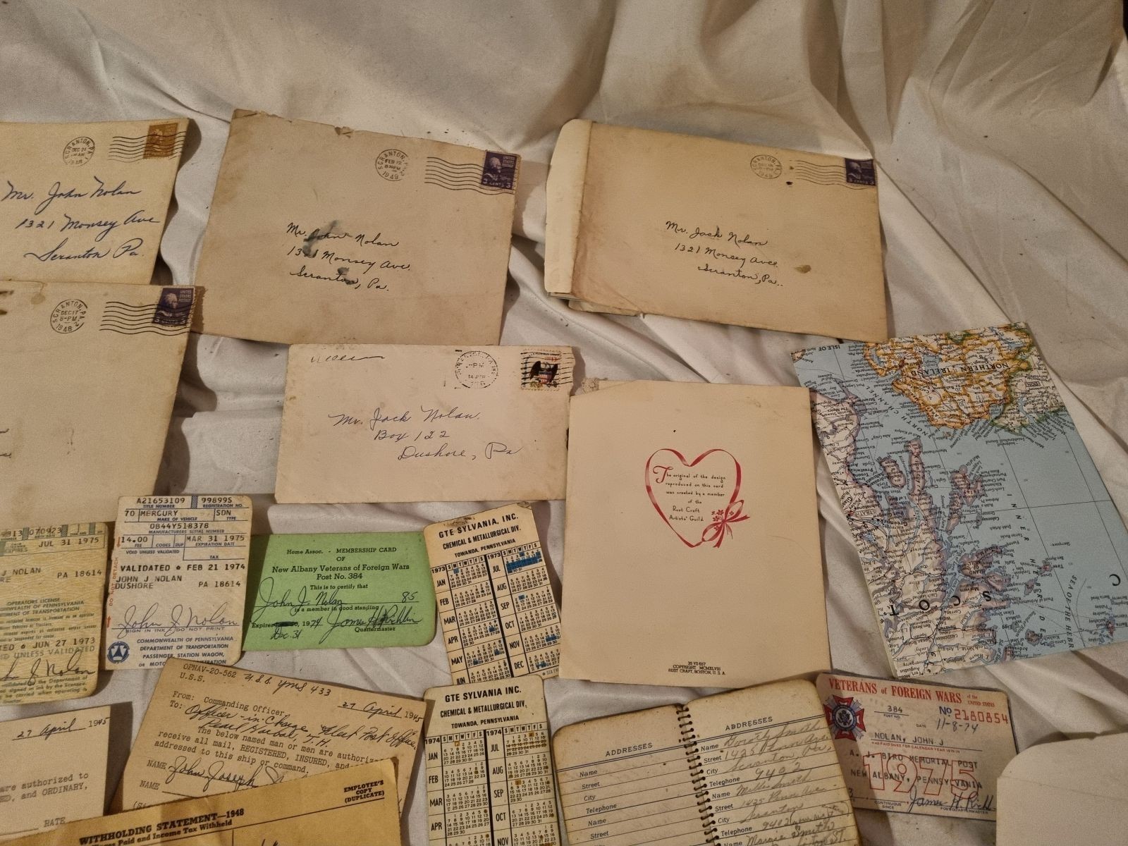 Antique Documents Deeds Letters Military Papers More