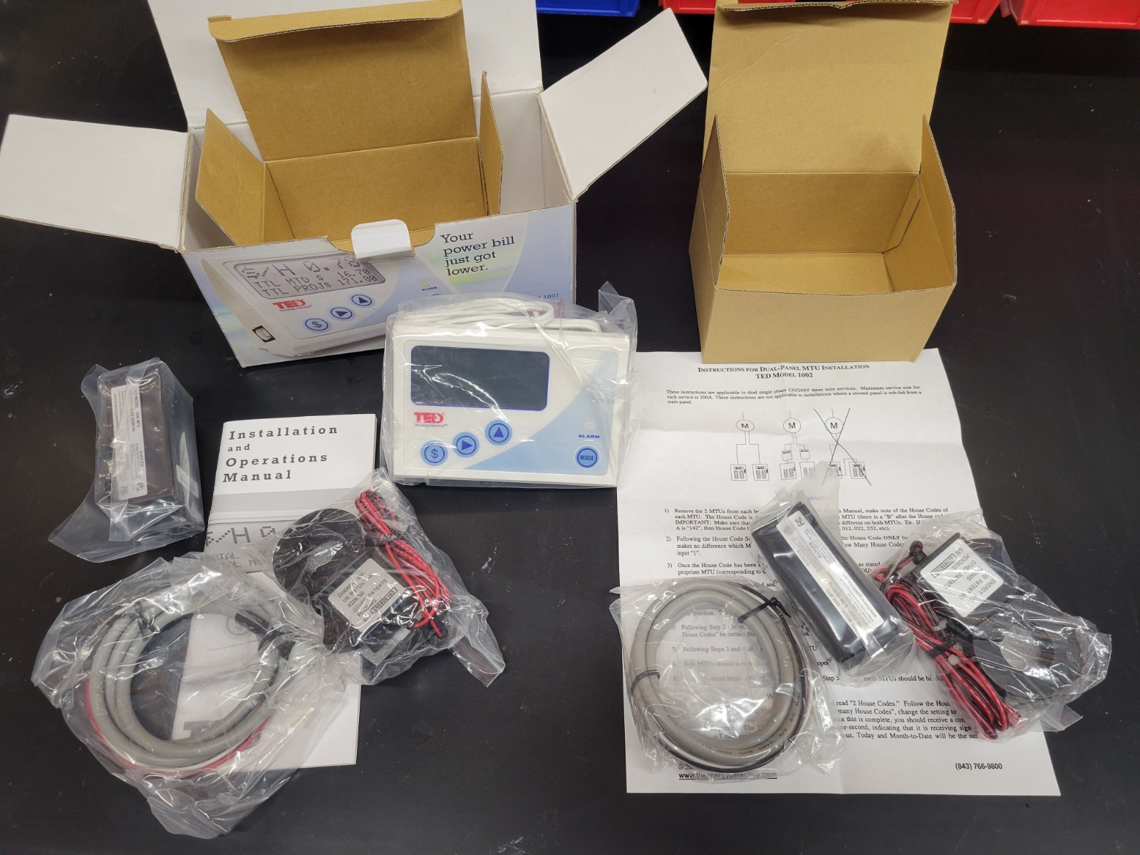 TED The Energy Detective Whole-House Energy Monitor – New in Box w/ CT Clamps