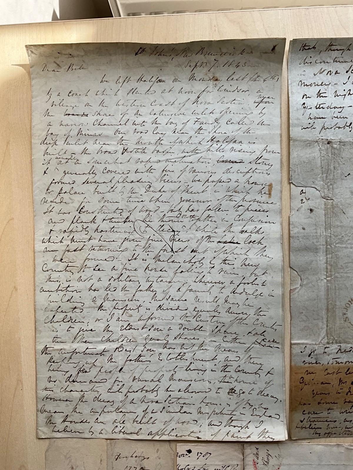 Antique GB Ephemera 1704 - 1880 mixed collection letters, deeds, invoices #SF45