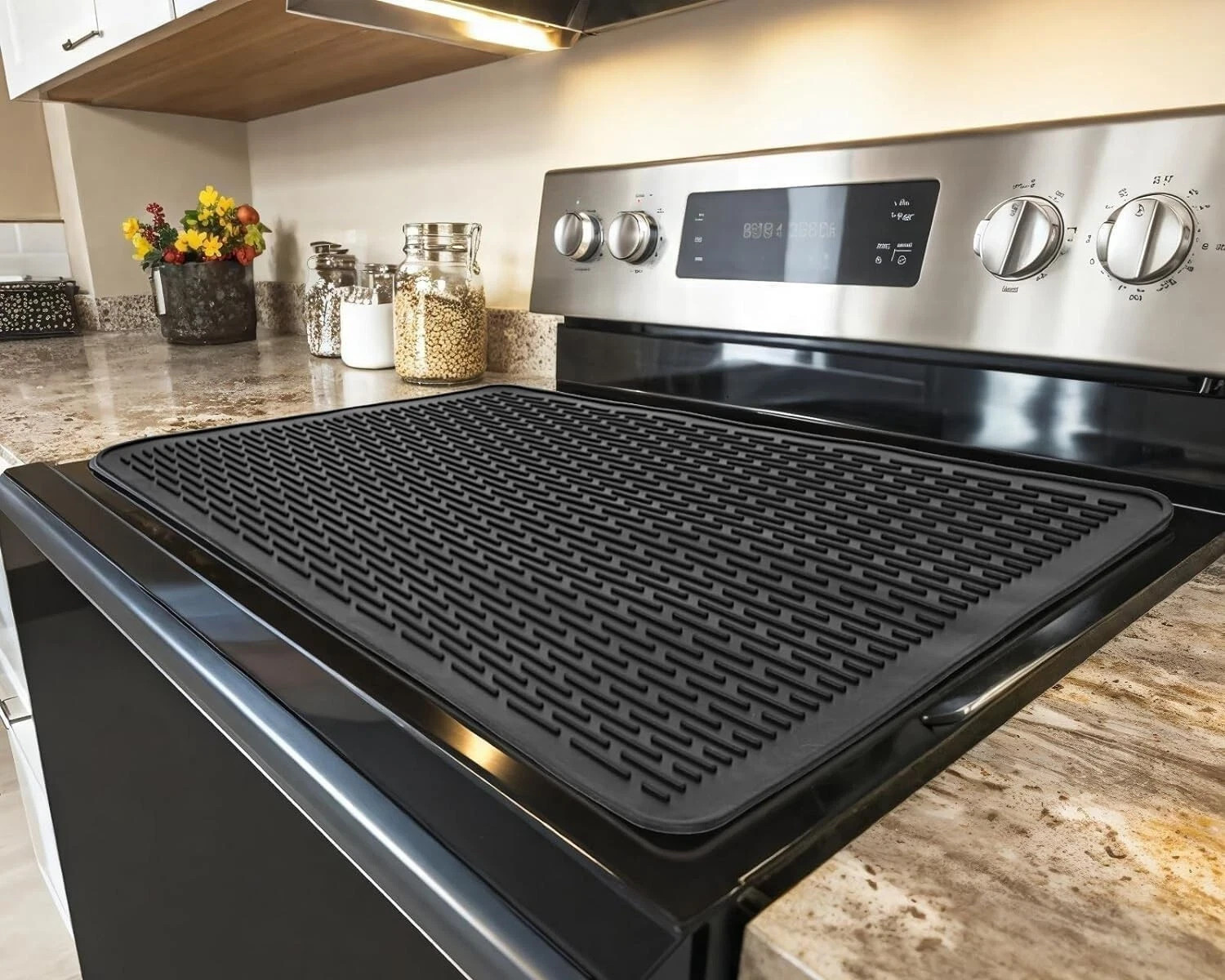Stove Top Covers for Electric Stove - 28 x 20 Silicone Stovetop Cover,Stove Mat