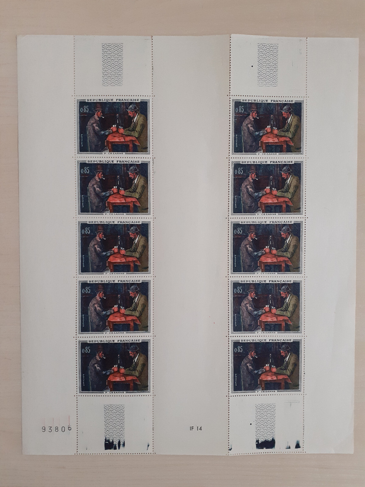 France 1961-MNH-Mi. 1374 in miniature sheet