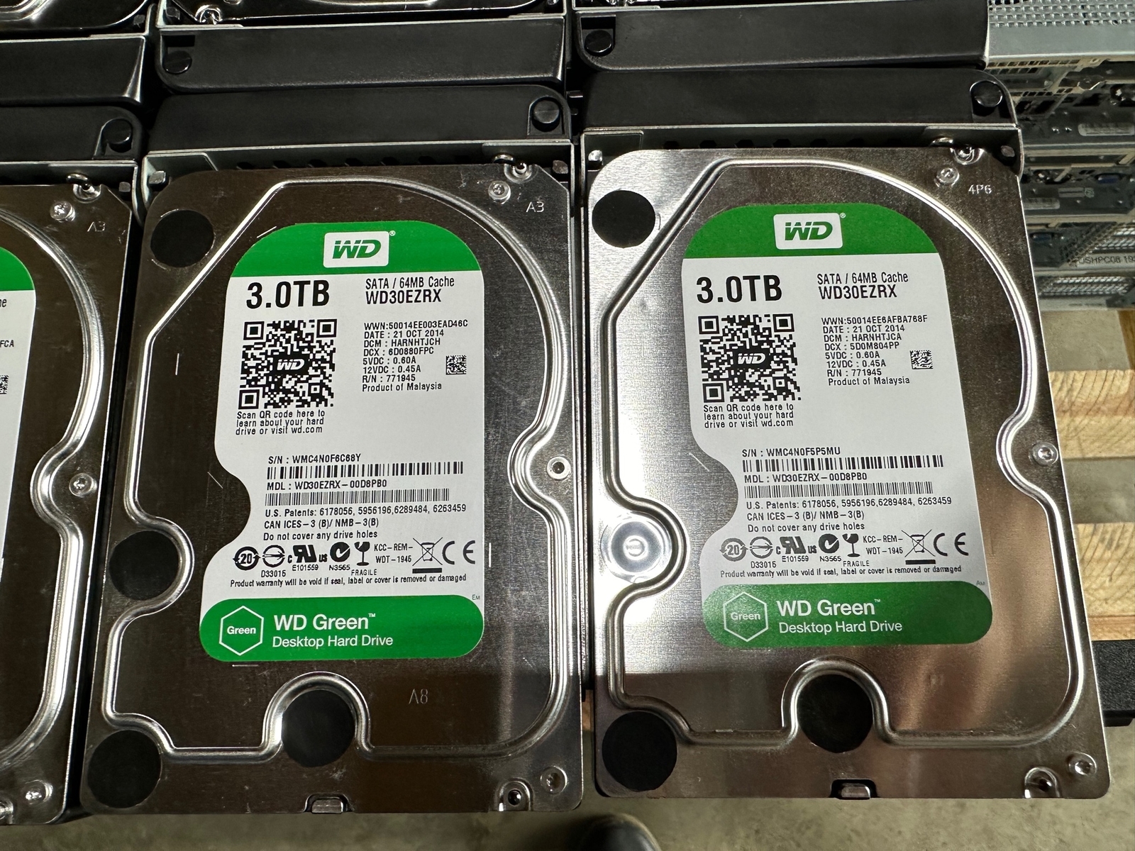 BUFFALO TS5800D2408 24TB (8x3TB) TeraStation Pro 8 NAS WD GREEN WD30EZRX-00D8PB0