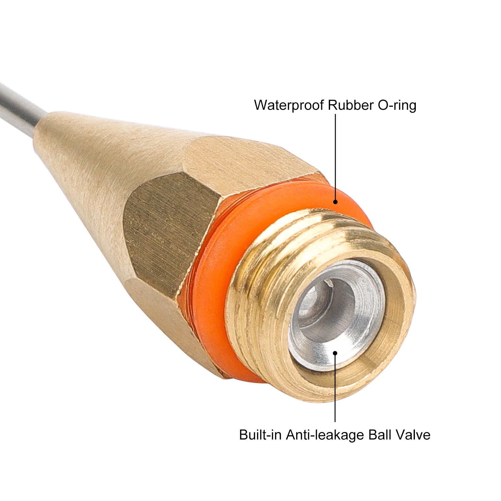 1 1.3 1.5mm Small Hole Hot Melt Glue Gun Nozzle Brass Fine Tip for 11mm Sticks