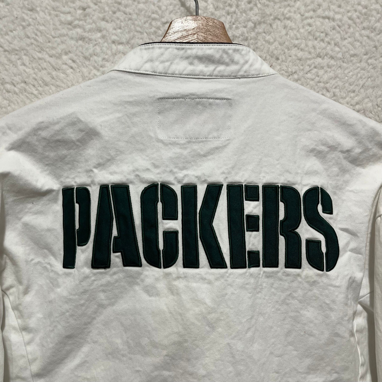 Tailgate Chef Green Bay Packers NFL White Chef Coat Jacket XXL