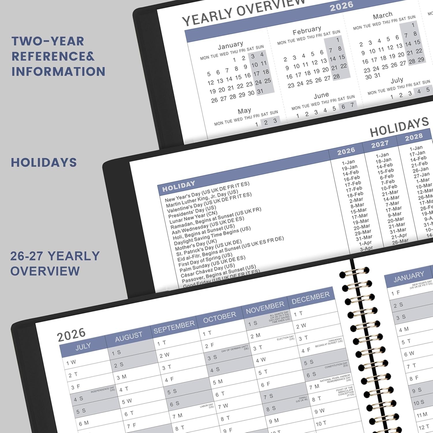 2026-2027 Weekly Appointment Book - Daily Hourly Planner 2026-2027 from Jul. 202