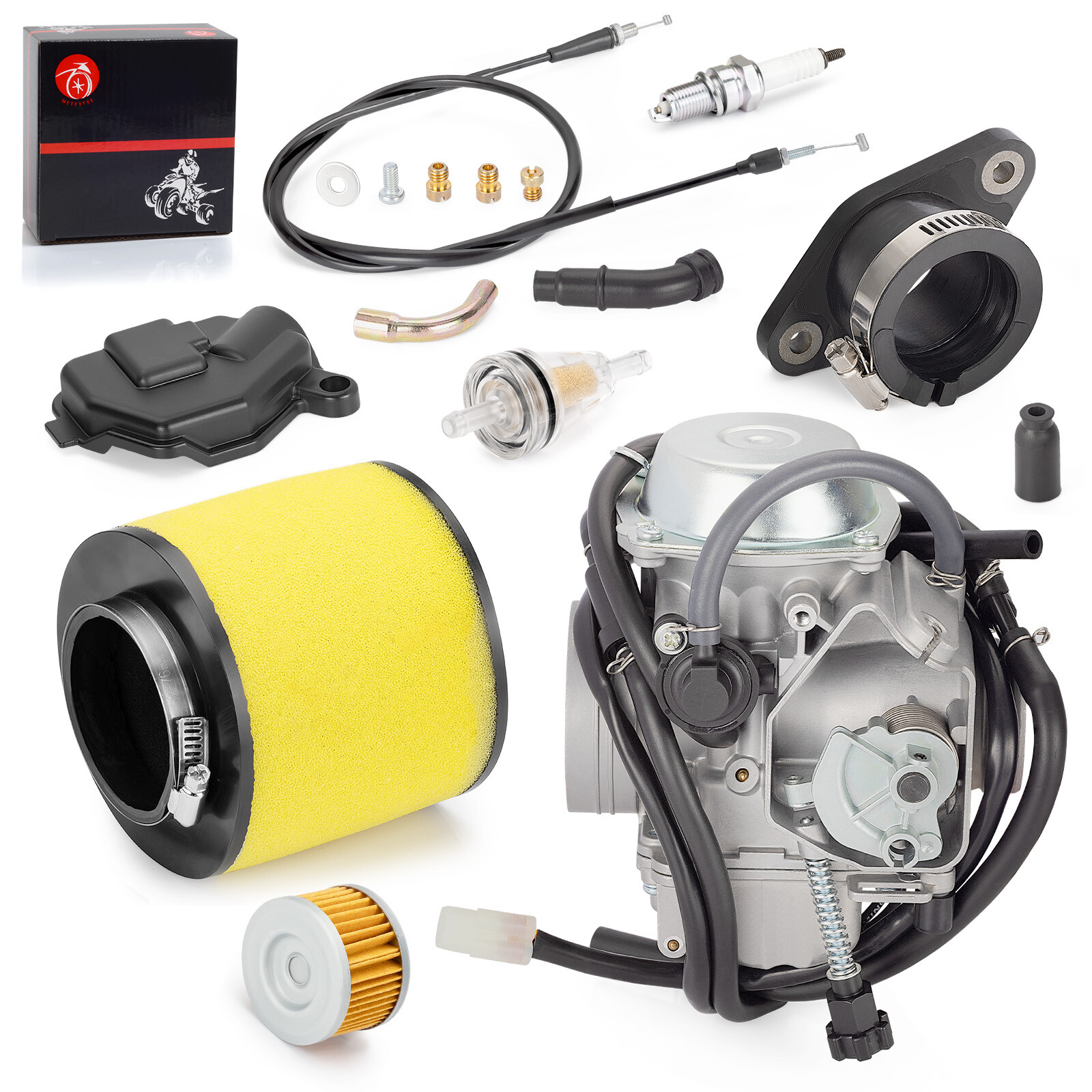 Carburetor Fiter Intake Manifold for Honda Rancher 350 TRX350 FE FM TE TM 00-06