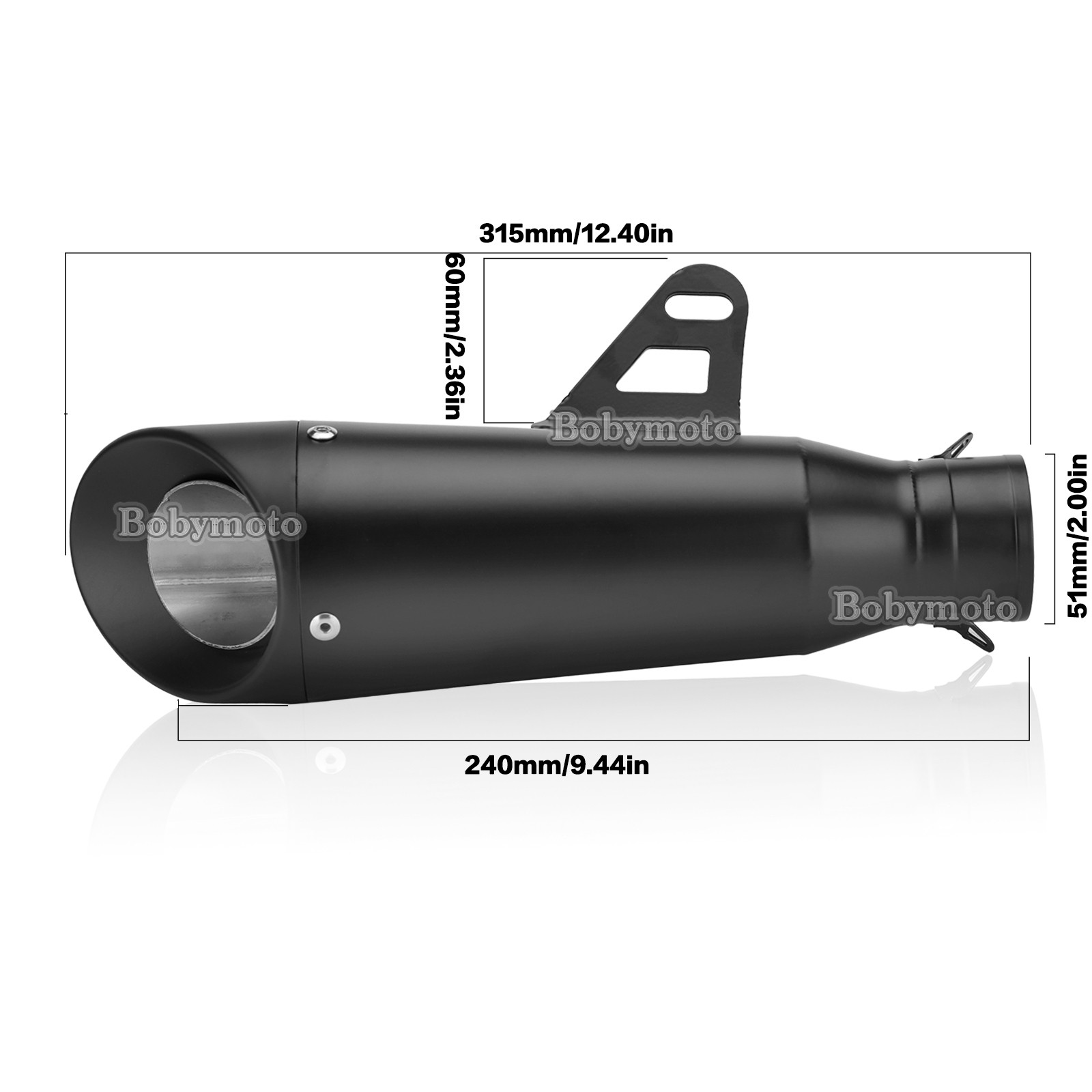 Full Exhaust System Header Muffler Pipe For Kawasaki Ninja 650 Z650 2012-2025