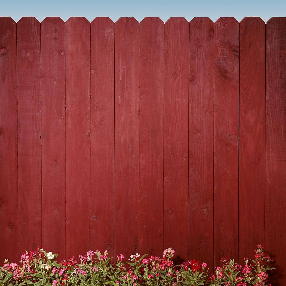 Fence Exterior Paint 5 Gallon Red Barn Livestock Safe Durable Oil Latex Adhesion