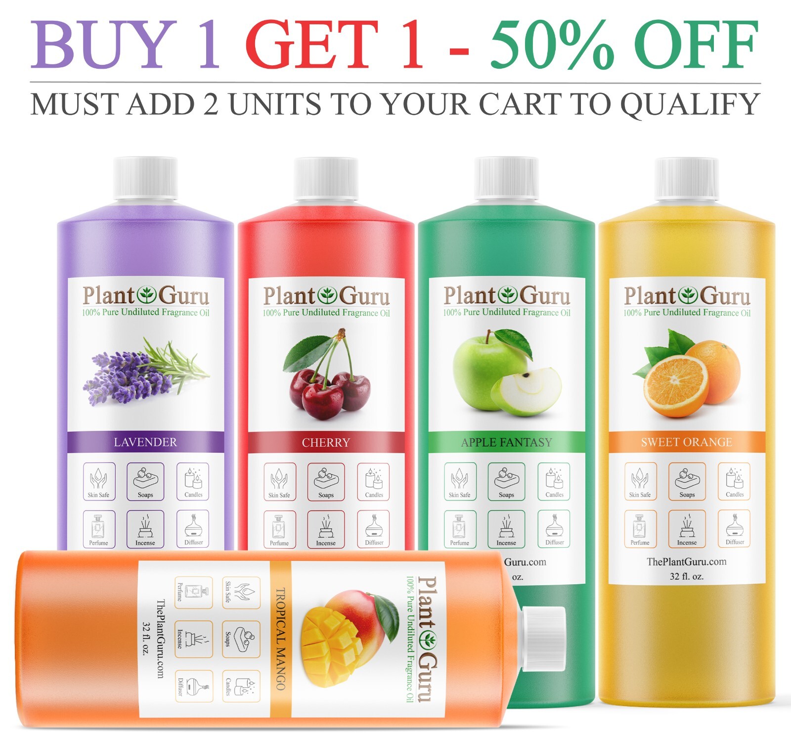 Fragrance Oil 32 oz. Bulk Wholesale For Candle Soap Making Burner Scented Oils