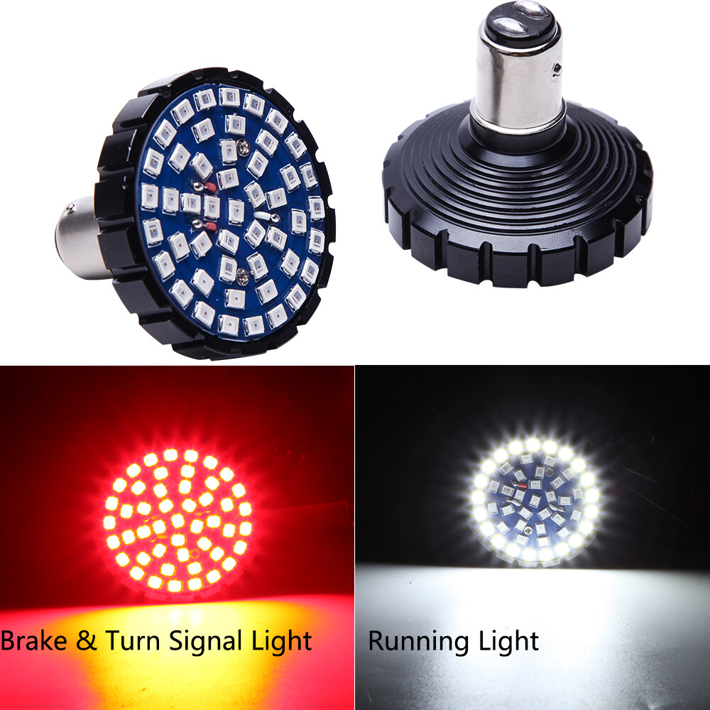 For Harley Street Glide Front Rear LED Turn Signals Blinker Brake Lights 1157 DM