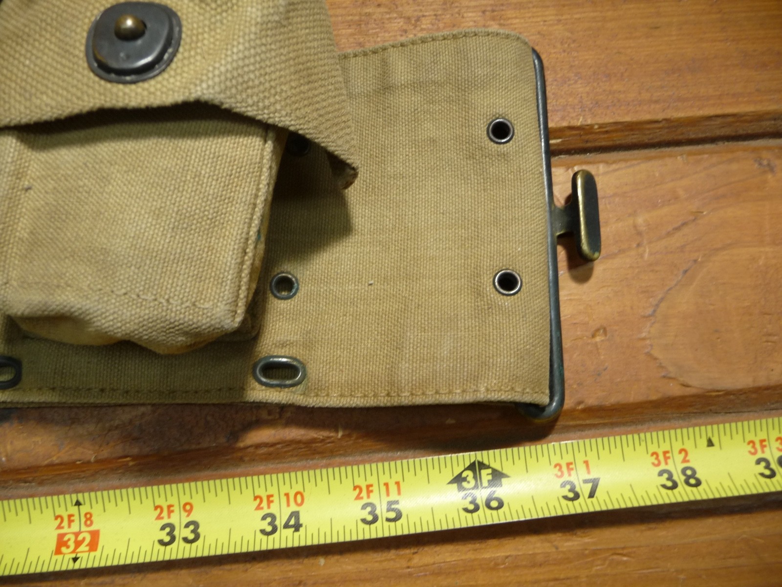 Vintage WWI US M1910 MEDICAL BELT, 10 POCKET, MILLS 1917 PATENT