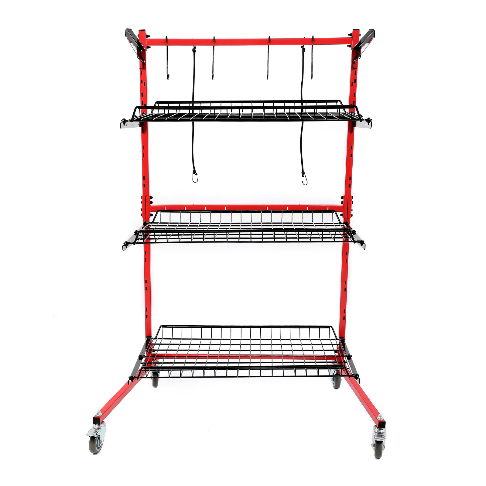 Universal Auto Body Rolling Parts Storage Rack for Repair Shops Garages Cart