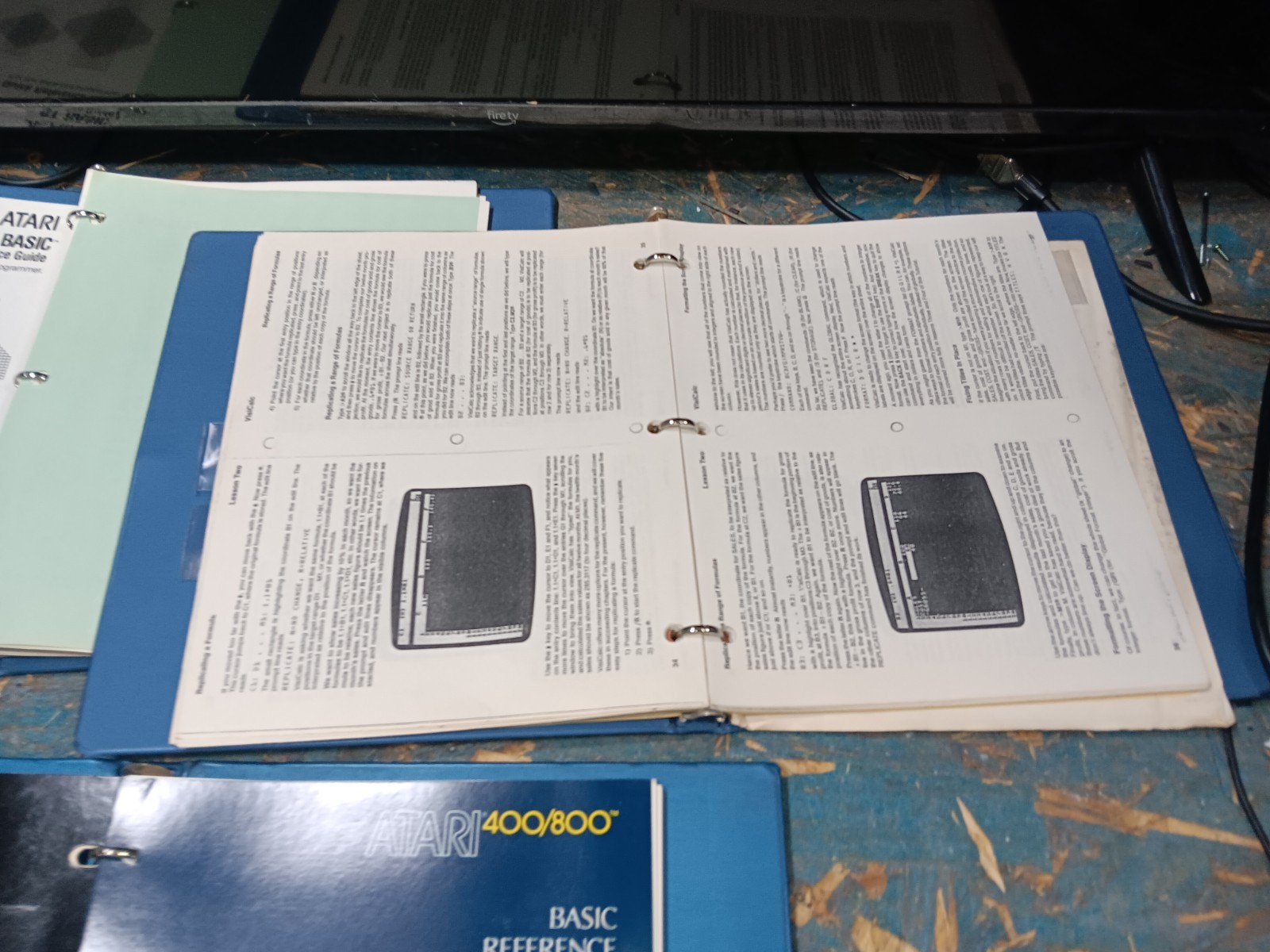 Atari 800 EXACT FLOPPY SYSTEM DISKS & MANUALS/BINDERS-BOTH TESTED-GOOD-SEE ALL