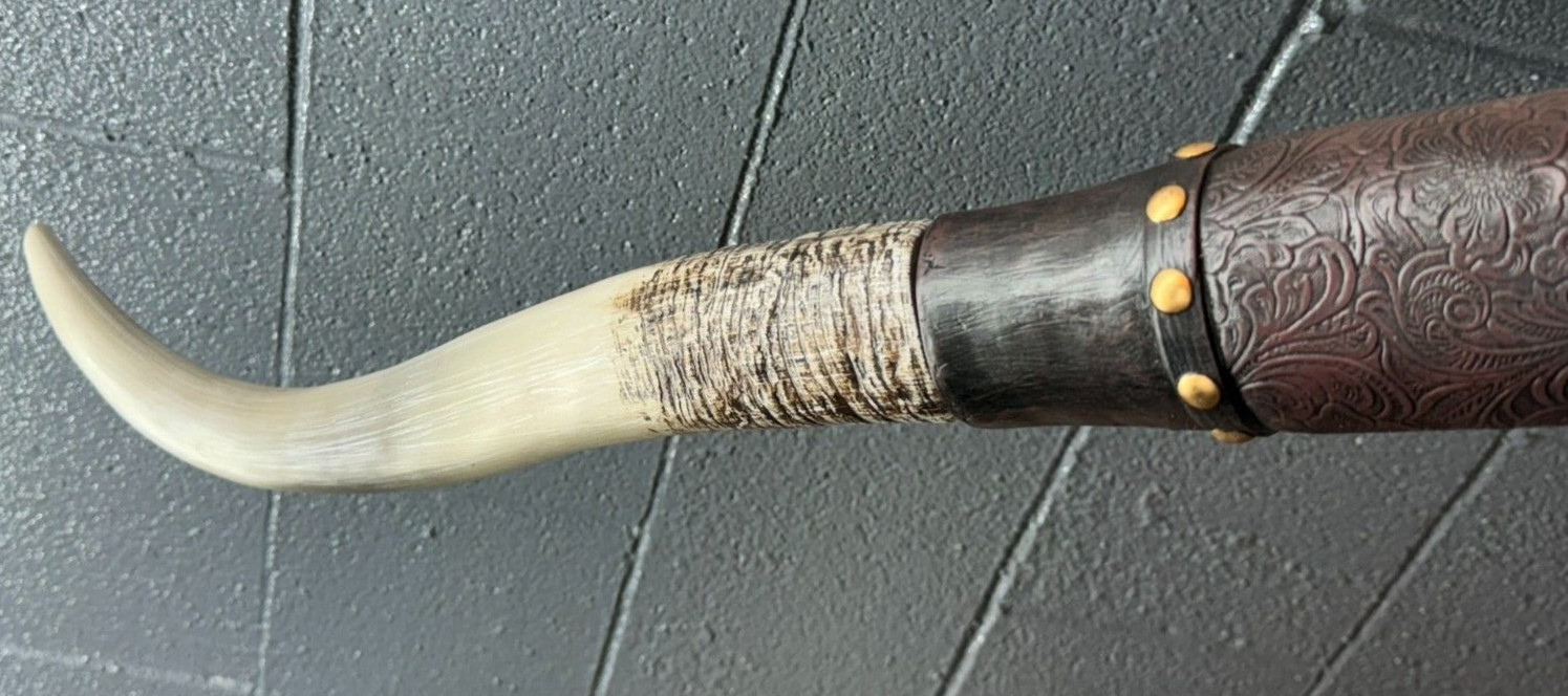 41" STEER BULL HORNS WESTERN LONGHORN WALL HANGING COW 3 1/2 Foot FAUX longhorns