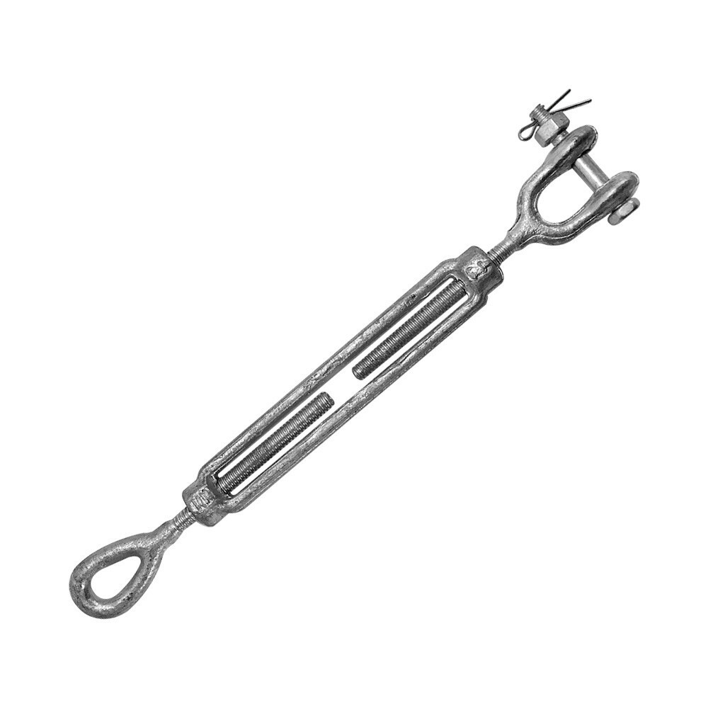 10 PC 1/4" x 4" Turnbuckle JAW EYE Pulley Galvanized Drop Forge Swivel Hoist Eye