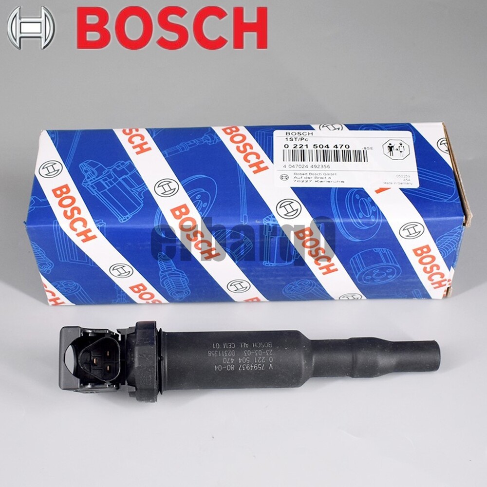 6x OEM BOSCH Ignition Coil Set W/ Connector Boot For BMW 5 6 7 x5 x6 0221504470