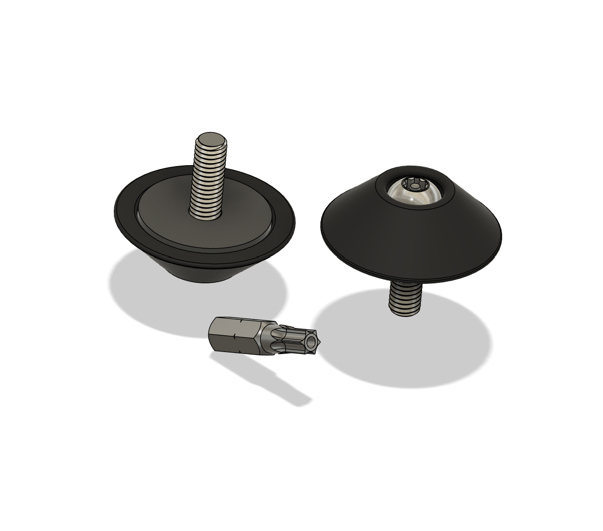 Garmin and Lowrance Tamper Resistant Gimbal Knobs