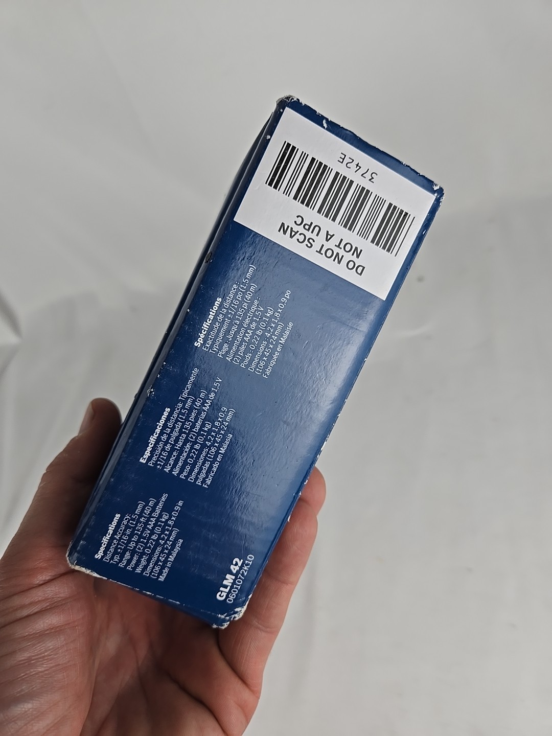 Bosch GLM 42 Blaze Laser Measure NIB Sealed 135 Ft Range Open Box