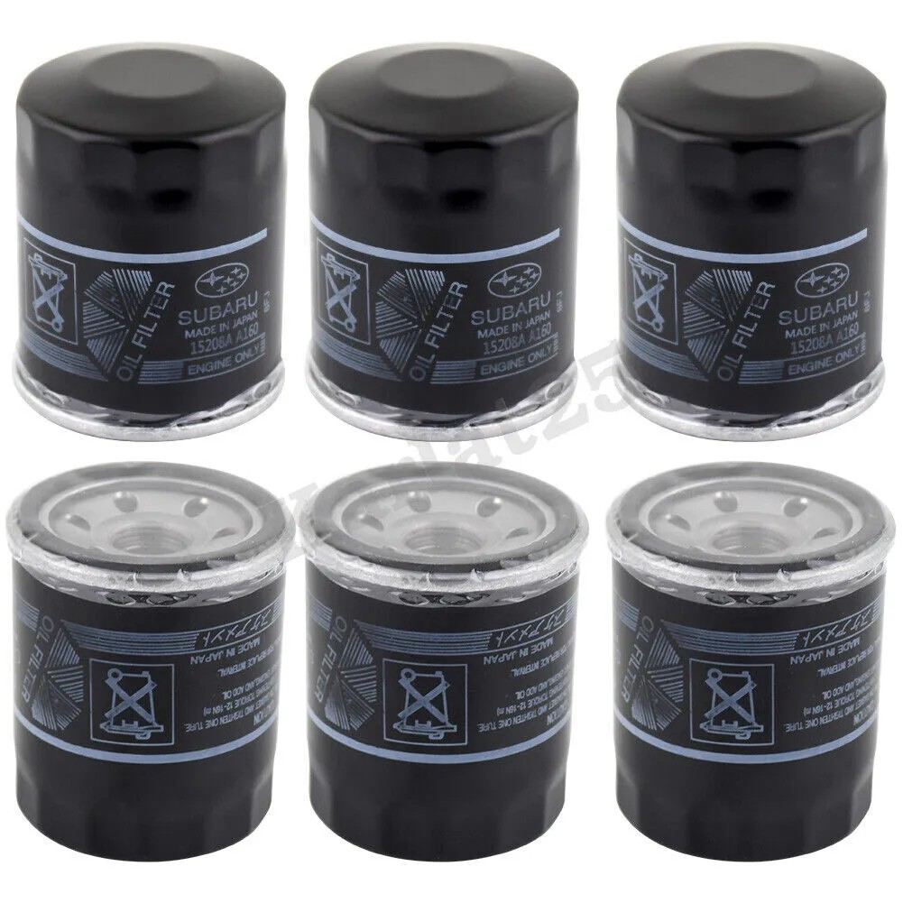 OEM For Subaru Engine Oil Filter 6 PACK 15208AA160 for Impreza Legacy Forester