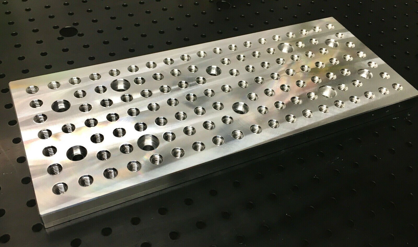 4" x 10" Aluminum Fixture Plate for Sherline Milling Machines – Made in USA