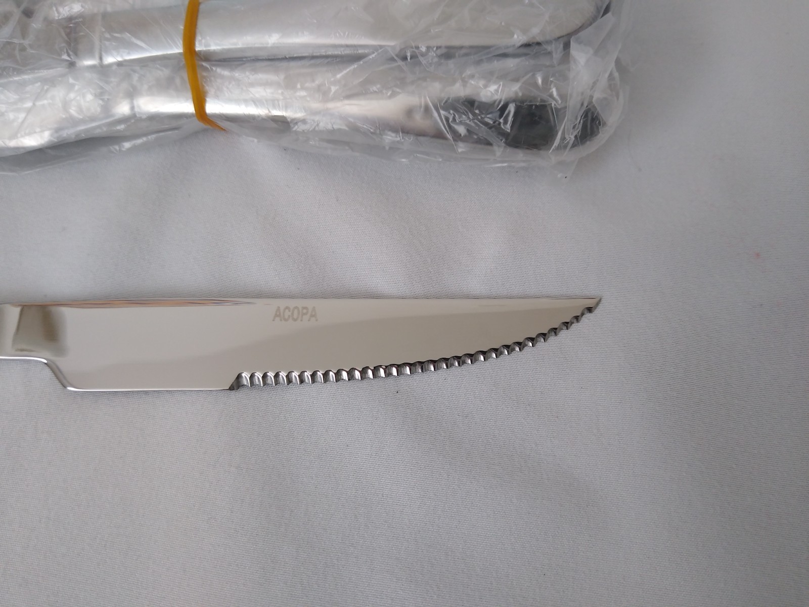 Acopa 18/0 Stainless Steel 9" Steak Knife 12 Pack Benson / Brigitte Flatware