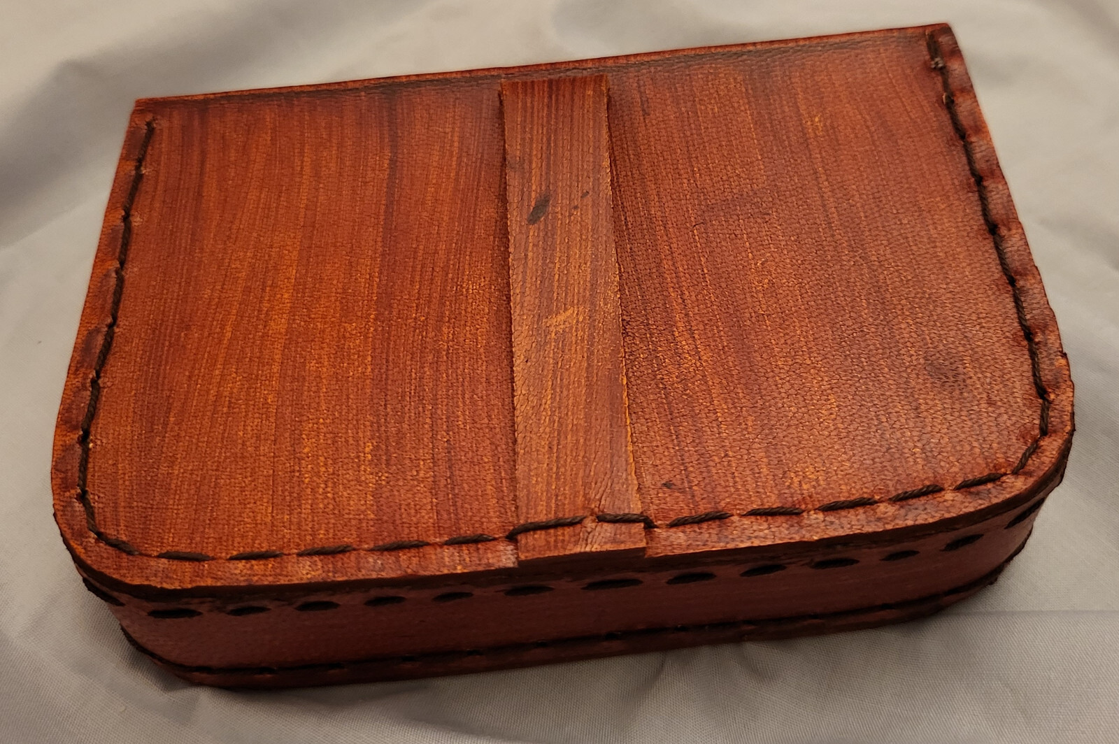 Gold Folding Binoculars Leather Case London Royal Navy Ship Opera Glasses Retro