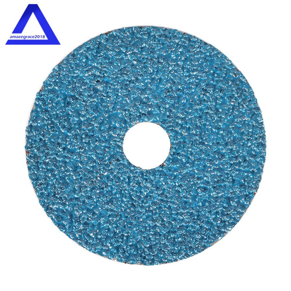 25 Pack 5" x 7/8" 24 Grit Zirconia Resin Fiber Disc Grinding and Sanding Discs