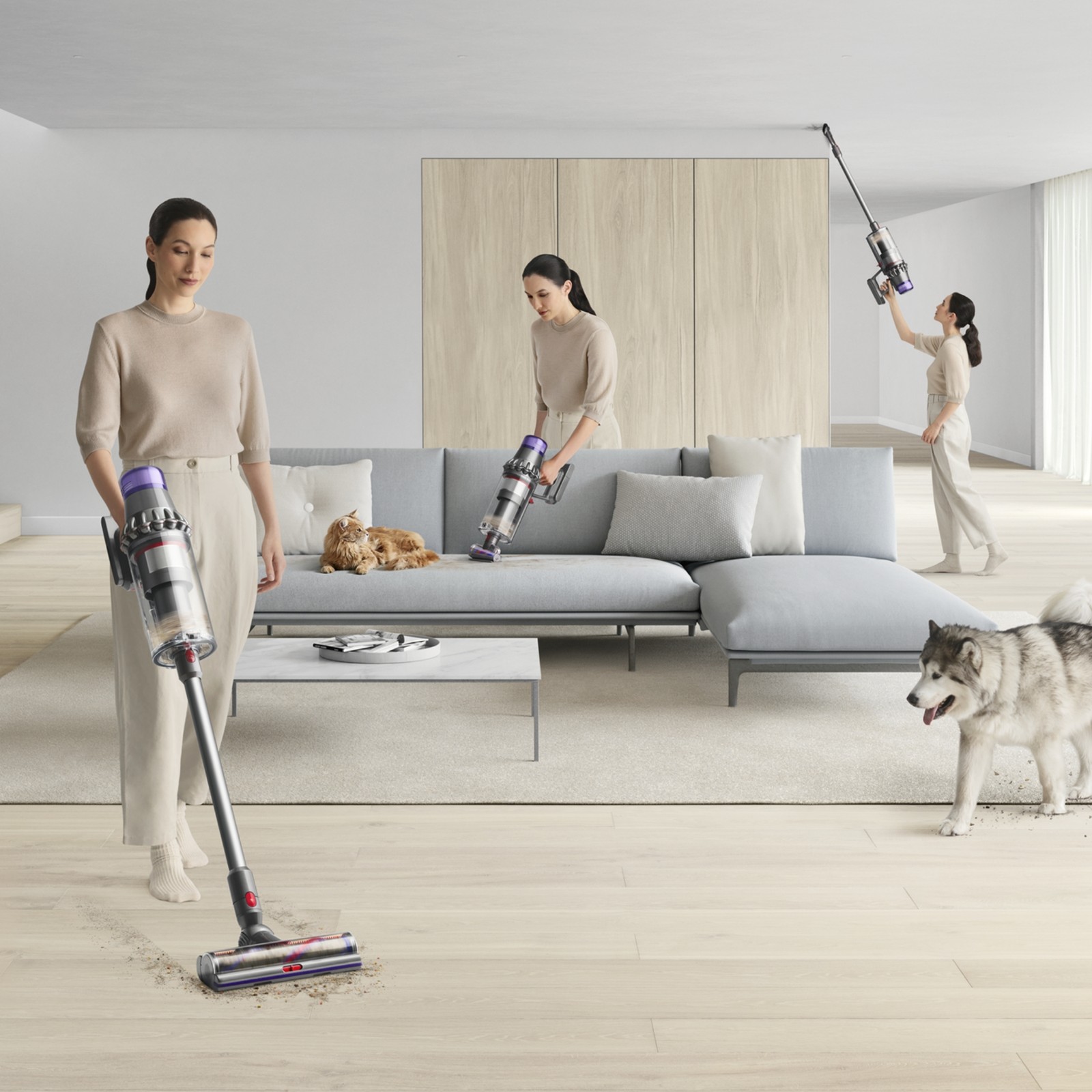 Dyson SV29 Outsize Extra Cordless Vacuum Cleaner | Nickel/Iron | Refurbished