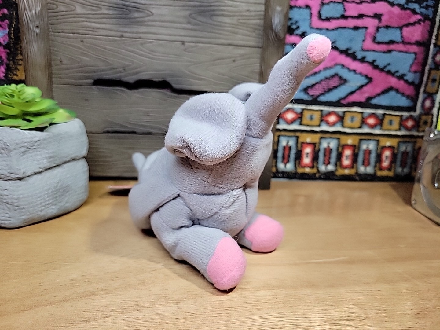 Meanie Beanie Series 1 Bart the Elephant Fart Passing Gas Pooping Crude Plush