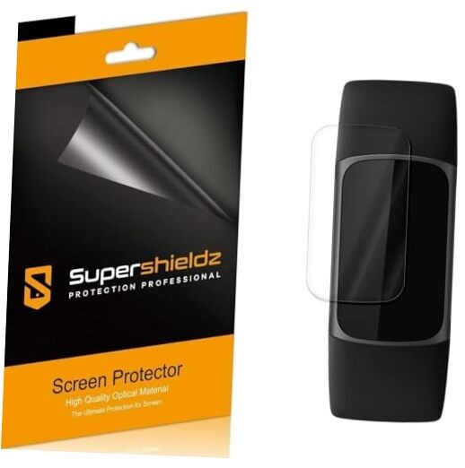 (3 Pack) Designed for Fitbit (Charge 6) Screen Protector, High Definition