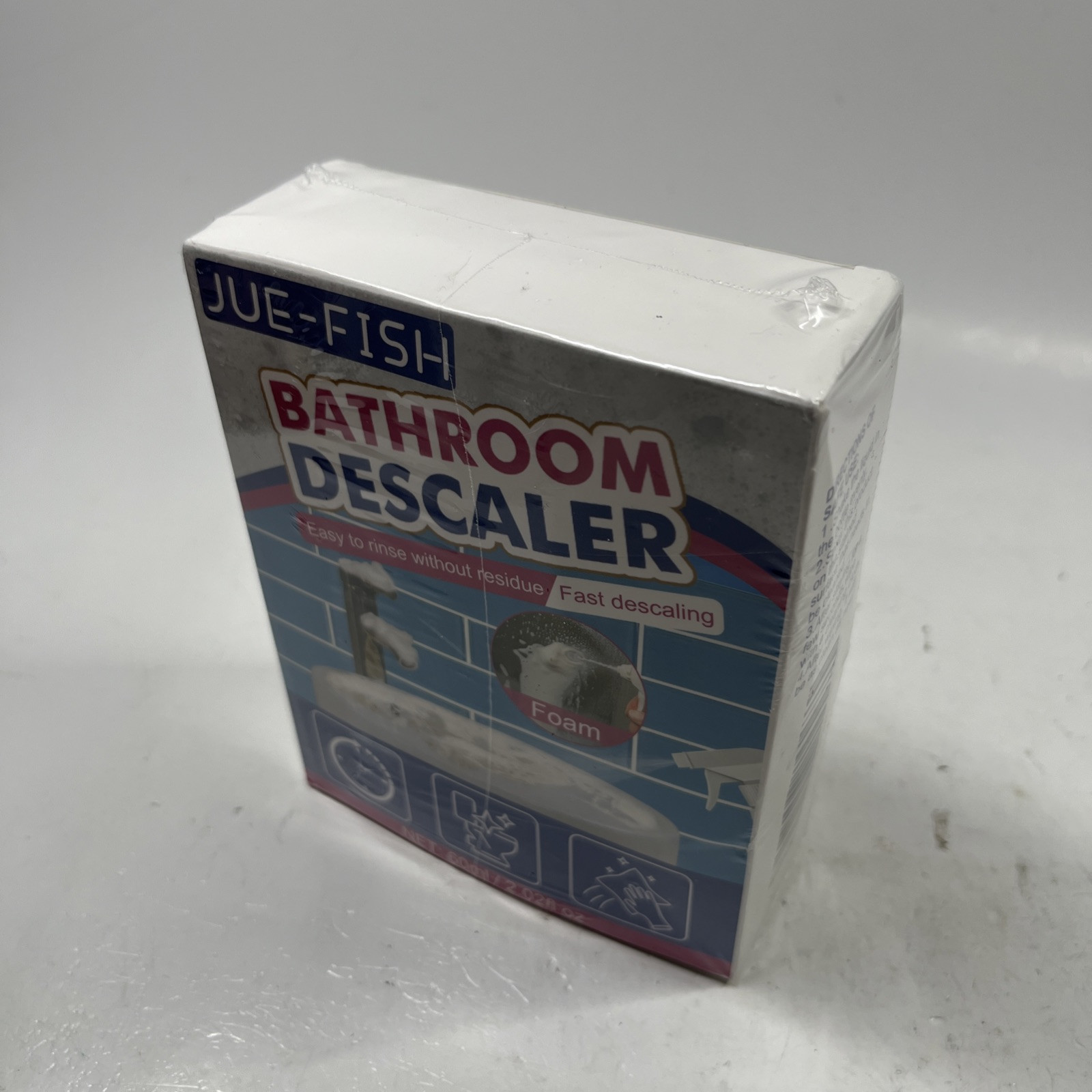60 ml Bathroom Descaler Spray Jue Fish Bathroom Descaler Stubborn Stains Cleaner