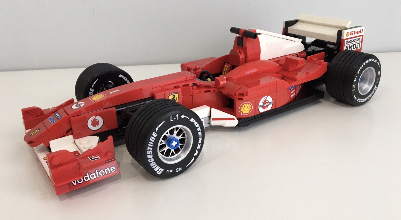 Replacement Lego Icons Ferrari F2004 Michael Schumacher Bridgestone Wheels