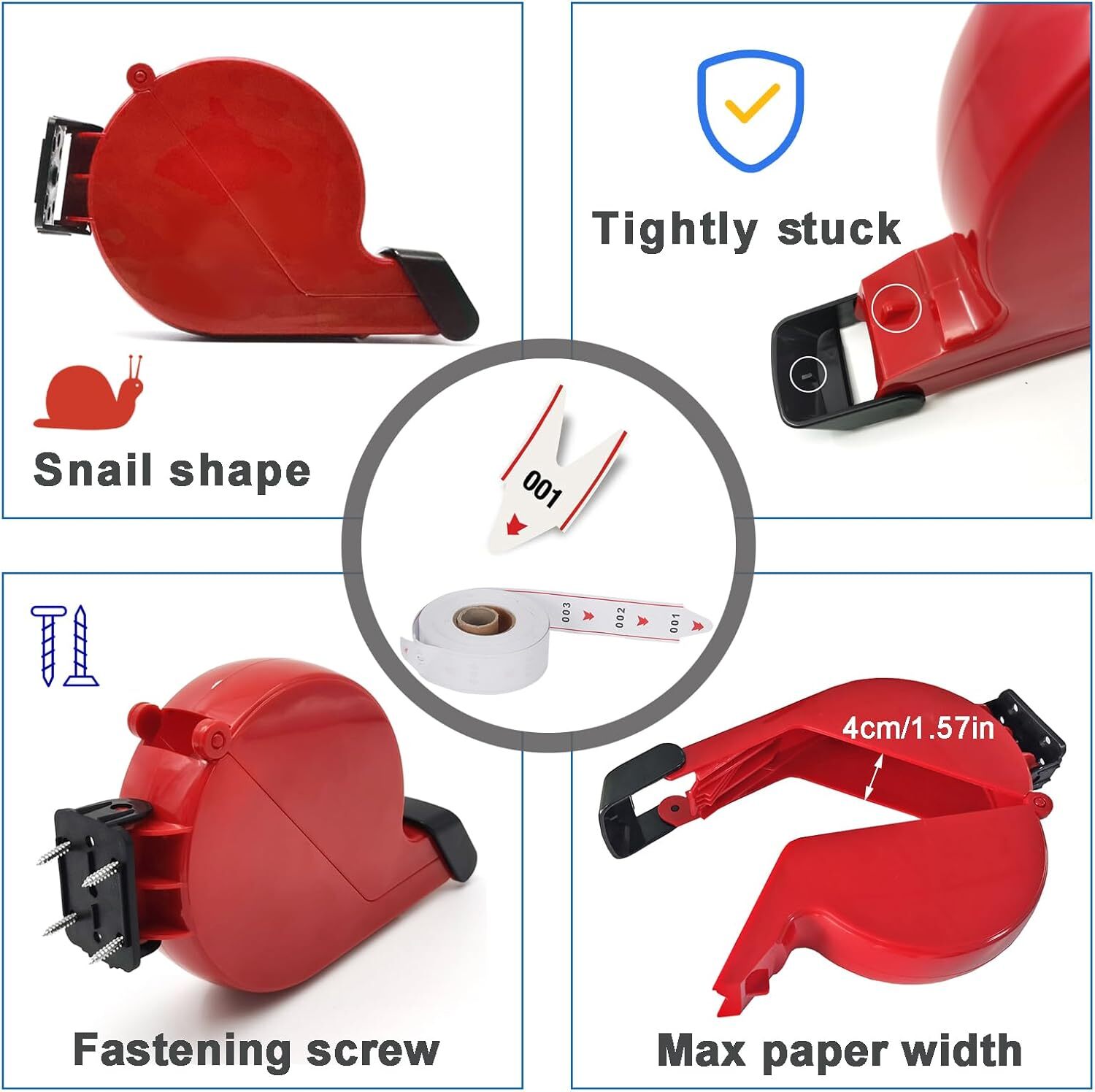 Take a Number Dispenser Ticket Dispenser Ticket Number Dispenser with 1 Roll 3 2