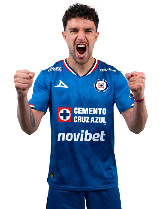 NEW CRUZ AZUL HOME SHIRT PERSONALIZE 2025-2026 LIGA MX PIRMA MEN FOOTBALL