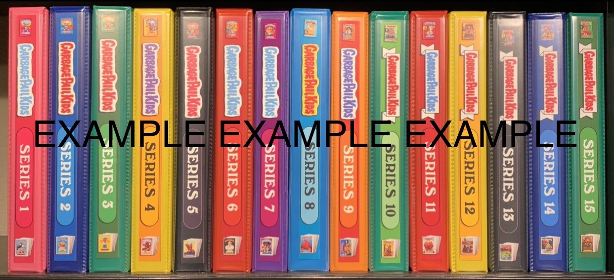 1986 GARBAGE PAIL KIDS OS5 ORIGINAL SERIES 5 COMPLETE 88 CARD VARIATIONS SET.