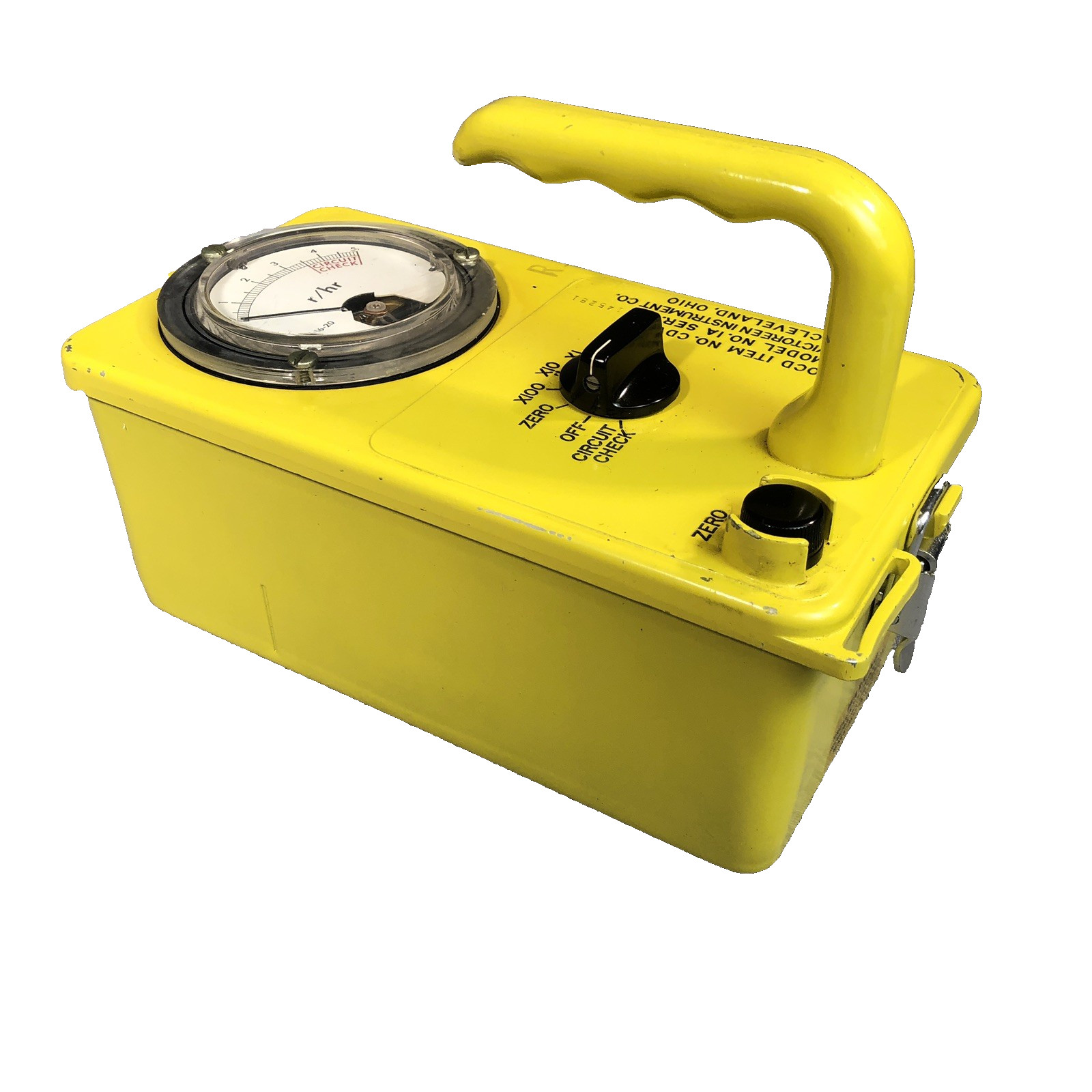 Victoreen CDV-715 Civil Defense Radiation Survey Meter Cold War Fallout Shelter