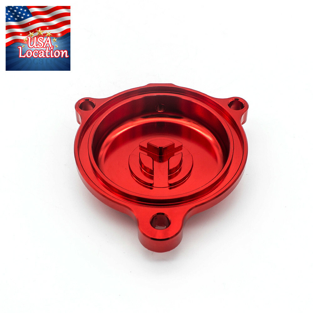Red Engine Protect Guard Cover Stator For YFM 700 Raptor YFM700R 2007-2020 FXCNC
