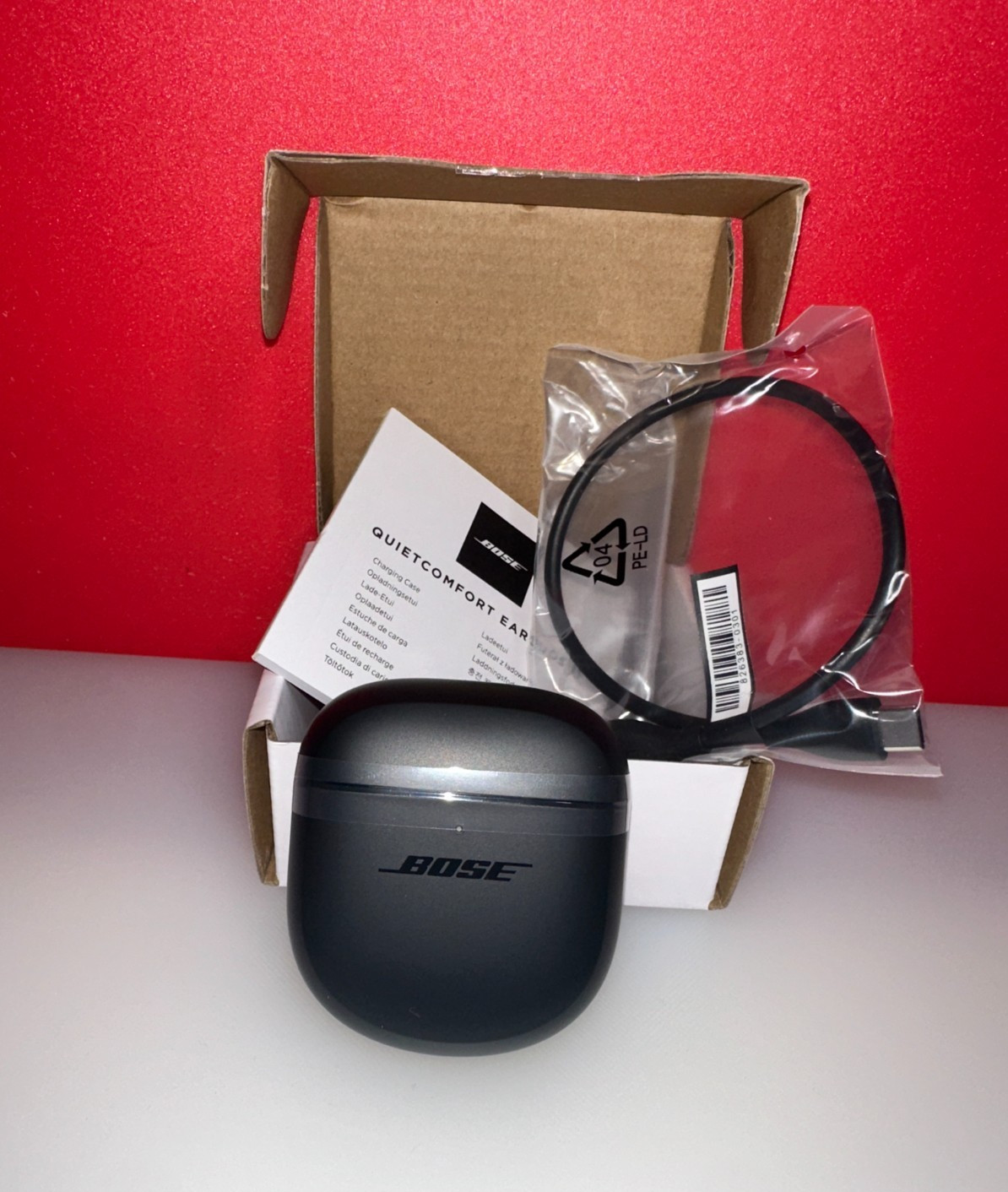 NEW BOSE Charging Case only for - Quiet Comfort II  - Black  (READ DESCRIPTION)